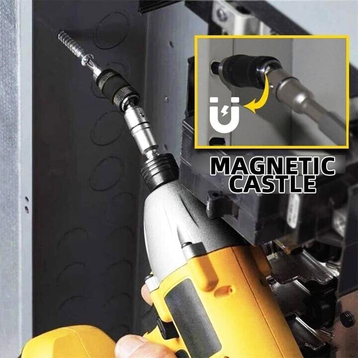 Magnetic swiveling bit tip holder