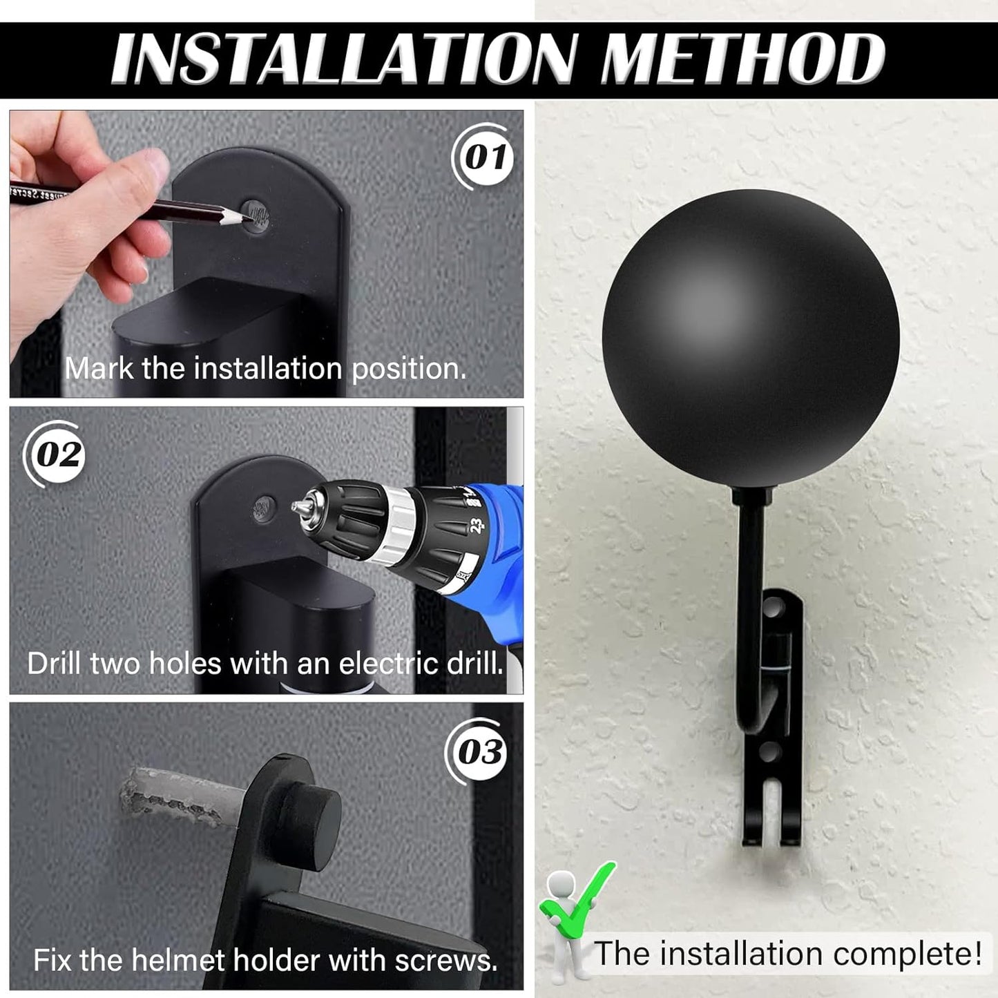 Motorcycle Helmet Rack