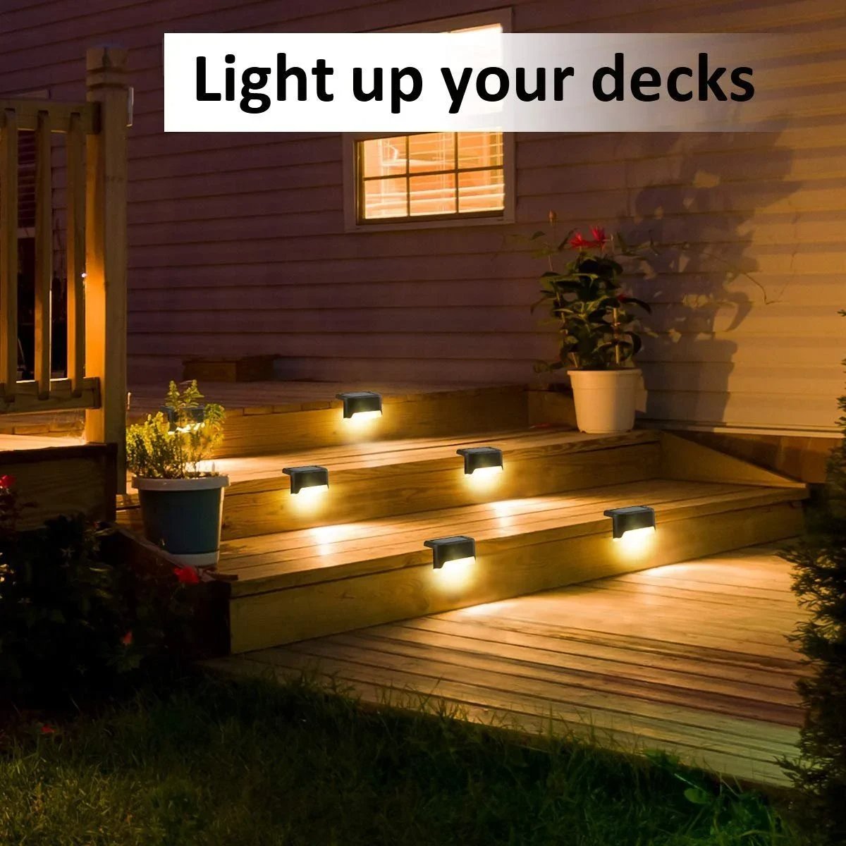 Solar Deck Lights. Automatically ON/OFF