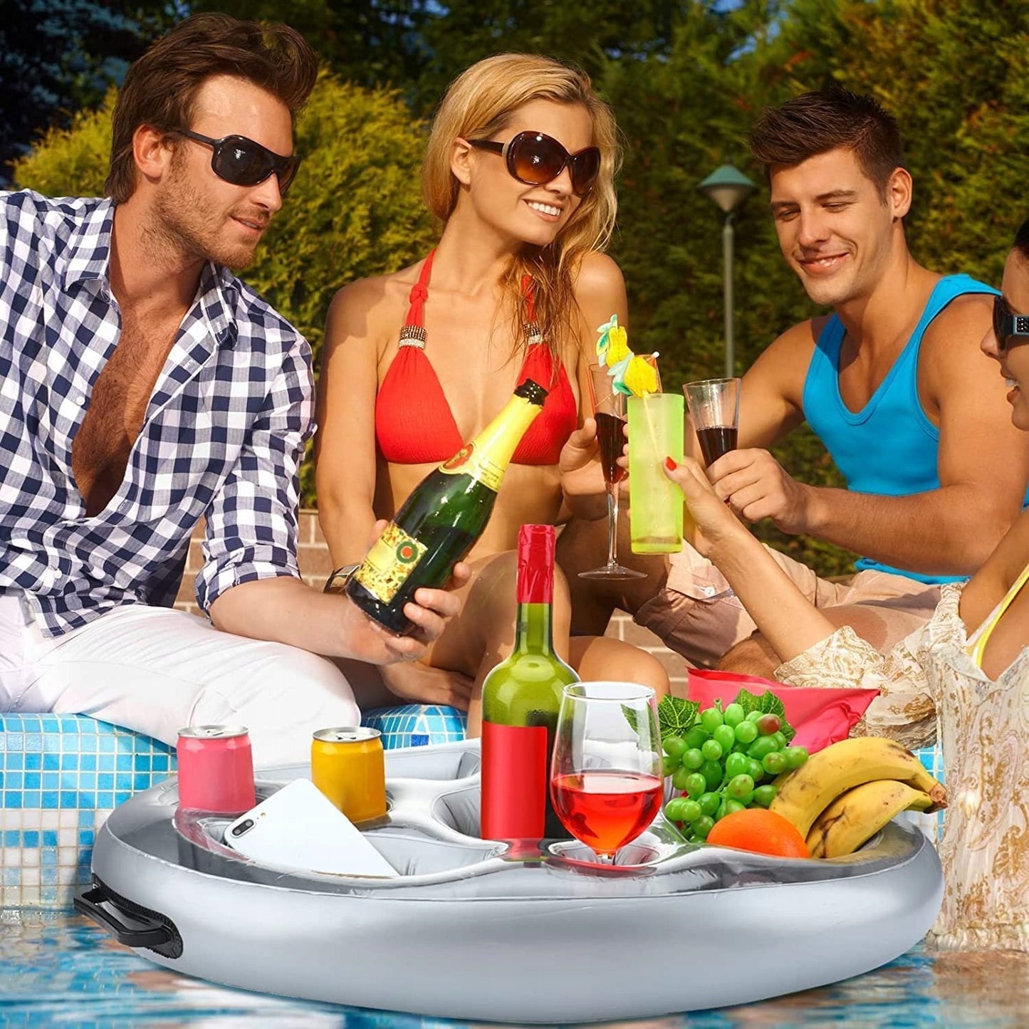 Pool Food Tray