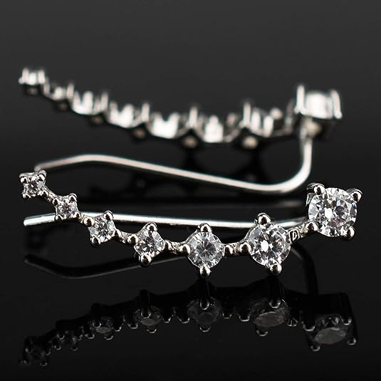 Seven Star Diamond Stud Earrings