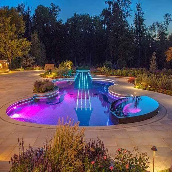 Submersible LED Pool Lights (RF Remote Control )