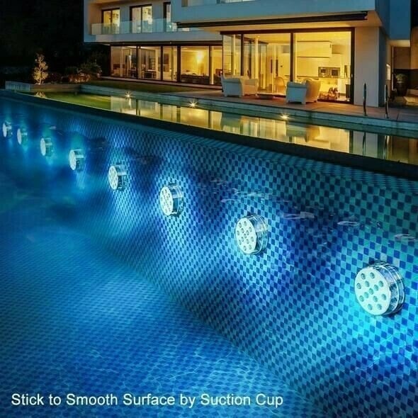 Submersible LED Pool Lights (RF Remote Control )