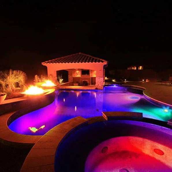 Submersible LED Pool Lights (RF Remote Control )