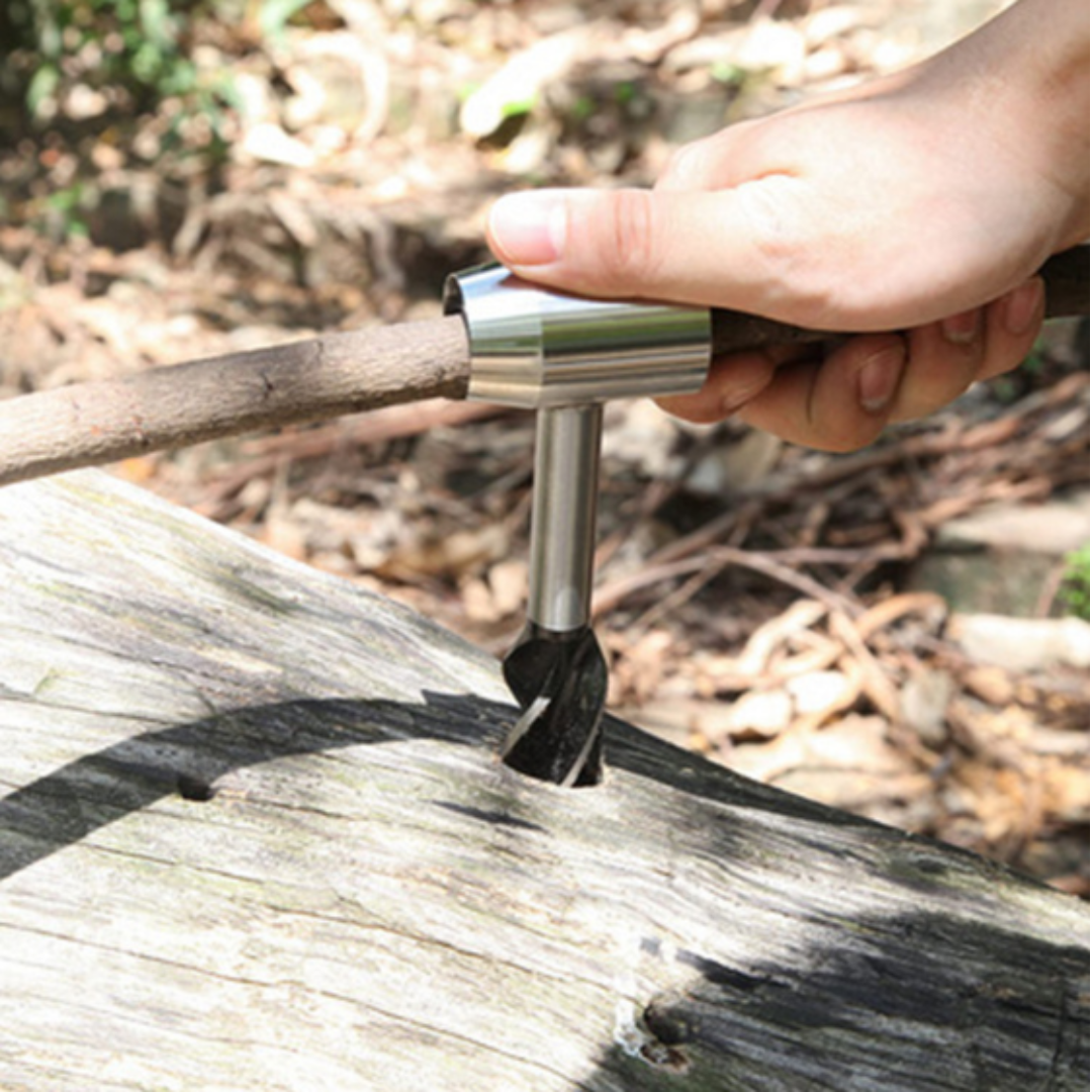 🔥Bushcraft Settlers Tool Survival Hand Auger Wrench - MyCoolitem